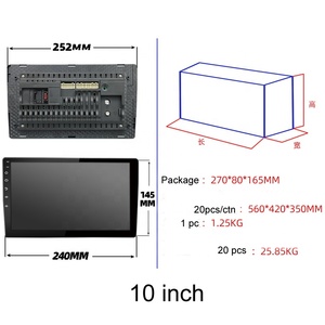 Máy Android Thông Dụng 7 Inch 9 10 Inch Cho Xe Hơi Máy Phát Thanh MP5 Bluetooth Điều Hướng GPS Cho Xe Hơi Máy Tính Thông Minh Carplay 1 + 16GB - Product Image 6