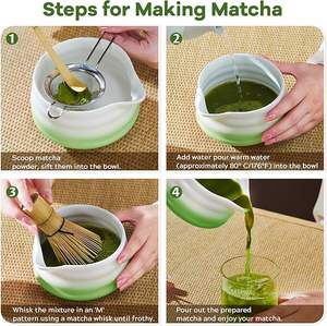 Proveedor de fábrica Bamboo Chasen <span class=keywords><strong>Macha</strong></span> Whisk púrpura Low MOQ Premium Luxury Kit <span class=keywords><strong>Te</strong></span> Matcha Set personalizado con caja de regalo - Product Image 4