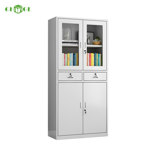 Knock Down Cấu Trúc Thép Locker 4 Cửa File Lưu Trữ Nội <span class=keywords><strong>2</strong></span> Middle <span class=keywords><strong>Drawer</strong></span> Kim Loại Văn Phòng Đầy Màu Sắc Hồ Sơ Nội Các - Product Image 2