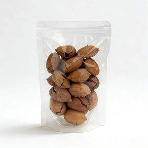 Sacchetto Richiudibile <span class=keywords><strong>Trasparente</strong></span> Opaco per Alimenti, Busta Riutilizzabile <span class=keywords><strong>in</strong></span> <span class=keywords><strong>Plastica</strong></span> Personalizzata con Zip - Product Image 4