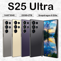 Smartphone Original S25 Ultra 5G Terlaris 22GB+2TB Deca Core Layar Oled 6.9-inci 144Hz Versi Global Ponsel Bebas Kunci