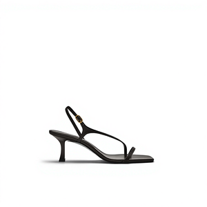 Zapatos de Mujer Massimo <span class=keywords><strong>Dutti</strong></span>, Verano 2025, Nuevas Sandalias Negras con Tiras Cruzadas, Tacón Alto, Microfibra - Product Image 1