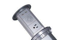 Prise de courant intelligente standard américaine de prise de courant de levage de bureau avancée avec des meubles de bureau USB type-c