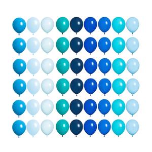 Décoration d'<span class=keywords><strong>anniversaire</strong></span> FENGCHE, bleu royal, blanc, argenté, métallique brillant, ballons en hélio Celetex pour <span class=keywords><strong>anniversaire</strong></span> - Product Image 2