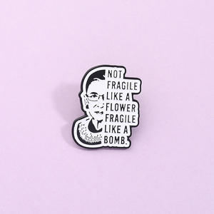 Pin de Solapa con Frases en Inglés sobre Poder Femenino y Justicia, Pin de Solapa de Metal con Esmalte Suave, Motivacional y Feminista - Product Image 2