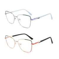 Lunettes optiques en métal mince de concepteur de style vintage pour hommes à la mode montures nouvelles lunettes en métal Vogue