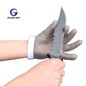 Guantes de carnicero de cota de acero inoxidable de grado alimenticio de alto rendimiento Guante anticorte - Product Image 3