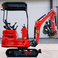 Pengiriman Gratis Desain Baru Mini Excavator Cina 1 Ton Penggali Mikro Kecil 2 Ton CE EPA Euro 5 Mesin Kubota Excavator untuk dijual