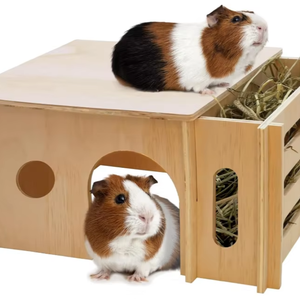 Oturma odası alanı için yeni popüler ahşap Hamster evi çok satan ürün - Product Image 1