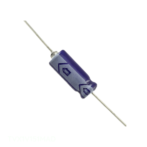 ตัวแทนจำหน่ายอย่างเป็นทางการ ตัวเก็บประจุแบบ Through Hole TVX1V151MAD 150 uF CAP ALUM 150UF 20% 35V AXIAL TH - Product Image 1