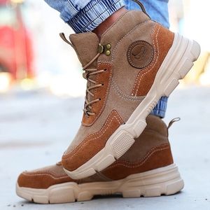 2020 scarpe da lavoro saldatura elettrica scarpe di sicurezza uomini punta in acciaio scarpe stivali a prova di puntura donne costruzione lavoro stivali - Product Image 5