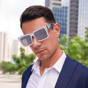 Gafas de Sol Cuadradas Millionaire para Hombre, Protección UV400, Montura de PC, Lentes Negras, Moda, Protección Solar, Viajes, Actuaciones, Z2196 - Product Image 1