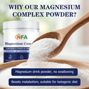 Magnesio Complejo en Polvo de Alta Calidad al por Mayor para la Salud Ósea y Muscular, Calma, Relajación y Aumento de Energía, Contiene Magnesio - Product Image 3