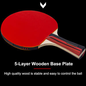 Ensemble de raquettes de tennis de table <span class=keywords><strong>Senston</strong></span>, 2 raquettes premium et 3 balles de tennis de table, caoutchouc éponge souple, le moins cher - Product Image 6