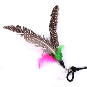 Acero inoxidable portátil para gato gatito juguete <span class=keywords><strong>Teaser</strong></span> telescópico Flirt Pole Playing Rod - Product Image 4