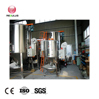 Miscelatore Silo ad Alta Capacità in Acciaio Inox per Materie Prime Plastiche PVC PP PET ABS