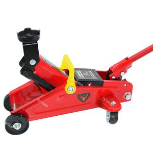 Оптовая продажа и заказной ручной гидравлический автомобильный домкрат 2 тонны Напольный домкрат 5,5 кг цветная коробка упаковка - Product Image 4