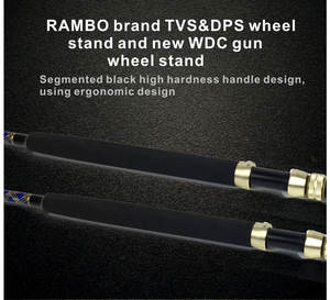 Sales1 Mar Pesca Trolling Rod Fibra de vidrio Big Game Rod 50-130lbs Nylon Butt Blue Spear Boat Deep Sea Fishing Rod - Product Image 5