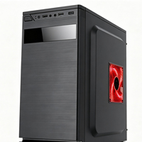 Boîtier d'ordinateur Meway Gaming Micro ATX, 7 emplacements PCI, prend en charge 2 HDD, 2 SSD, installation multi-ventilateurs, tour de bureau, en stock