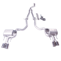 Convient pour Lexus RC 200t RC 300 ASC10 2.0T Turbo 2019, échappement arrière central, double silencieux, double valve, sortie quadruple T304