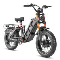 Vélo Électrique Pédalé 52V 70Ah Lithium-Ion pour Adultes, Vélo de Ville, Longue Portée, Hydraulique, Entrepôt UE
