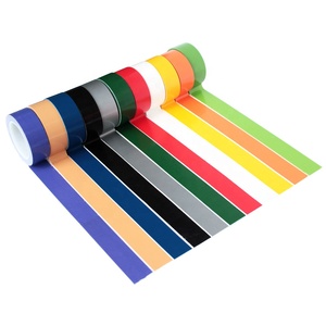 <span class=keywords><strong>1</strong></span>-CÓ thể tái chế Bạc xám Xám Vàng Đỏ Đen Trắng Cam Xanh Tím xanh nâu hồng vịt vải ống tự dính băng - Product Image 2