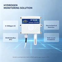 Transmetteur de gaz hydrogène RS485 Modbus RTU 0-1000ppm, détecteur électrochimique H2 pour le stockage d'énergie et les ateliers industriels