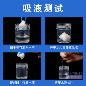 Coton absorbant Yankee Med 50g stérile de qualité médicale pour usage général, emballage blanc - Product Image 5