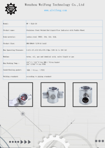 Đồng Hồ Đo Lưu Lượng Phao Ống Kim Loại Thiết Bị Chỉ Báo Lưu Lượng Nước Thủy Tinh Đầu Hàn Bằng Thép Không Gỉ Có Bánh Xe Mái Chèo - Product Image 5