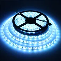 Bande LED USB haute luminosité Epistar SMD5050 RGB DC12V IP20 5 mètres, un rouleau, bande lumineuse flexible pour enseignes publicitaires de magasins et centres commerciaux
