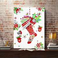 Maßgefertigtes 5D Modernes Weihnachts-Spezialform-Diamantgemälde DIY Stilleben 30x40cm Geschenkidee