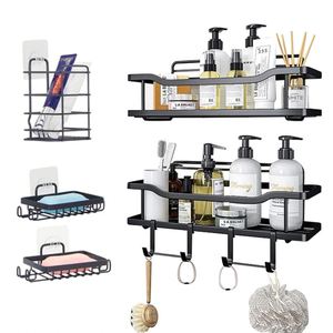 Toothbrush Holder Bathroom Heavy Duty Accessories Holder Storage Organizer Kitchen Tool Full Set <b>Rack</b> Stand <b>Shower</b> <b>Corner</b> Caddy - Product Image 3
