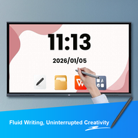 55 65 75 86 98 110 İnç 4K Akıllı Öğretim Beyaz Tahtası Android 15 Dokunmatik Ekranlı İnteraktif Akıllı Tahta Sınıf Odası İçin