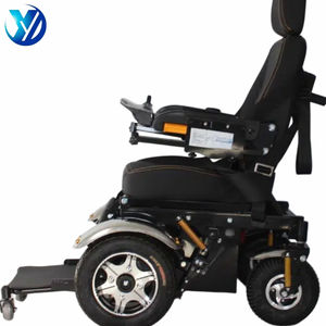 Fauteuil roulant électrique à commande à distance avec excellent amortissement des chocs, inclinable et avec rehausseur de jambe, idéal pour les longs trajets - Product Image 4