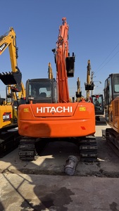Mini-excavatrice Hitachi ZX70 de 7 tonnes avec godet de terrassement, chenilles hydrauliques, équipement d'occasion - Product Image 5