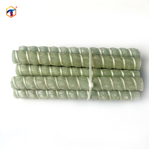 Harz-Verbundstoff Hochfester Bewehrungsstab Glasfaser-Beton Fiberglas-Stab FRP-Polymer-Bewehrungsstab für Bauarbeiten mit Zuschnittservice - Product Image 1