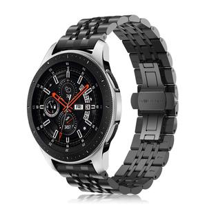 <span class=keywords><strong>Bracelet</strong></span> de montre en métal à 7 maillons fermoir papillon <span class=keywords><strong>bracelet</strong></span> en acier inoxydable massif 304l pour <span class=keywords><strong>samsung</strong></span> huawei xiaomi <span class=keywords><strong>smartwatch</strong></span> - Product Image 4