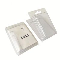 Emballages en plastique transparent personnalisés en gros avec logo pour emballages en blister vides de 0,5 ml et 1 ml