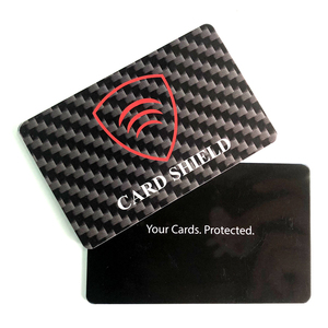 HF <span class=keywords><strong>UHF</strong></span> E-field RFID Blocage de carte <span class=keywords><strong>Brouilleur</strong></span> de signal Blindage PVC Carte de crédit Carte NFC Blocker pour la sécurité des paiements - Product Image 2