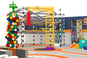 Centre de divertissement pour enfants à haute capacité ludique, <span class=keywords><strong>parc</strong></span> d'attractions, <span class=keywords><strong>parc</strong></span> de trampolines pour sauter et courir, équipement de terrain de jeu intérieur souple - Product Image 4