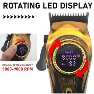 Kemei Tondeuse à <span class=keywords><strong>cheveux</strong></span> professionnelle KM-1691 9000 tr/min Machine à couper les <span class=keywords><strong>cheveux</strong></span> pour Baber 10W Tondeuse à <span class=keywords><strong>cheveux</strong></span> électrique Cadeau pour hommes - Product Image 2