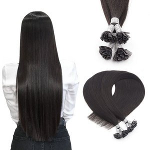 K.SWIGS Flat-Tip Human Hair <b>Extensions</b> Virgin Remy Cuticle Aligned and Invisible Durable Reusable No Shedding Lightweight Secure - Product Image 6