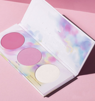 Cosmétiques minéraux en marque privée, vente en gros, maquillage du visage, poudre de blush pour les joues, blush scintillant doux, palette pour peau claire