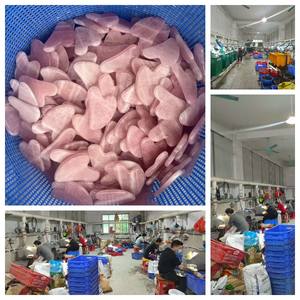 بكرة من اليشم كوارتز وردي طقم من حجر الجمشت الأخضر والوردي والأبيض على شكل قلب من اليشم Gua Sha وgua Guasha Kit - Product Image 6