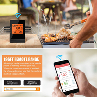 Vente en gros Acier inoxydable pour Bluetooth Thermomètre alimentaire instantané personnalisé OEM & ODM Support Pro-04 Thermomètre barbecue