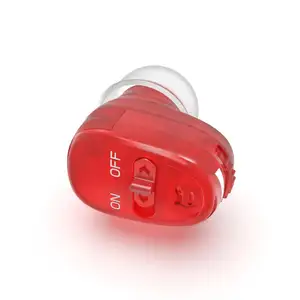 Rechargeable Hearing Aid with Portable Charging Case, Convenient CIC Hearing Aid for Seniors and Adults