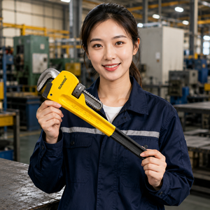 Nouvelle clé à tuyau multifonctionnelle OEM en acier à haute teneur en carbone, robuste, à positionnement rapide, grande ouverture, revêtement antirouille - Product Image 2