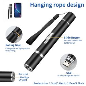 Pointeur laser 7-en-1 pour chat, jouet laser de projection, enclos de jeu pour chien et chaton, bâton de chasse et d'entraînement pour animaux de compagnie, recharge USB - Product Image 4