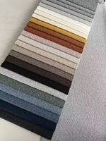 100% Polyester menthe Boucle Chenille canapé tissu deux couleurs ton décoration de la maison tissu pour canapé