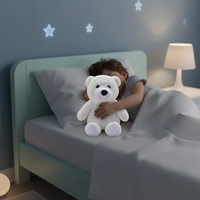 Boneka Beruang Kartun Unisex Custom CE ODM/OEM Penghilang Kecemasan, Tekanan, dan Nyeri, Mainan Hewan Peliharaan Berbobot, Bantal Lempar